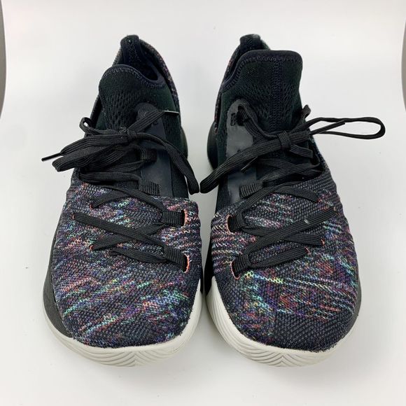 UNDER ARMOUR SC Steph Curry Black Multicolored Casual Sneakers Sz 3.5 Basketball - Picture 2 of 8